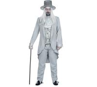 Boland - Costume marié fantôme, set avec gilet, manteau, pantalon et jabot, déguisement pour carnaval, fête à thème, Halloween ou JGA