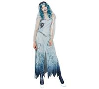 Déguisement Mariée Funèbre Femme - Taille: L Bleu