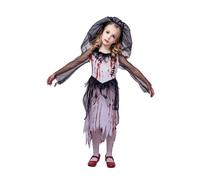 Déguisement Mariée Sanglante Fille - PTIT CLOWN - Costume Enfant Halloween, Cospaly, Fête Costumée, Soirée Déguisée - Blanc 7-9 ans