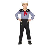 Déguisement marin années 20 garçon - FIESTAS GUIRCA, S.L. - Noir - Carnaval 7 ans