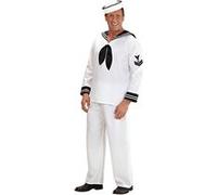 déguisement marin blanc homme - xl - blanc - widmann 5707s Blanc G