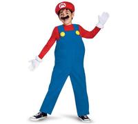 Déguisement Mario Deluxe Enfant - Mario - Garçon - Noir - Orange 4-6 ans