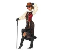 Déguisement Marron Steampunk Pour Femme (Taille S) Multicolore