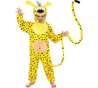 Déguisement marsupilami 1 pièce jaune 5/6A