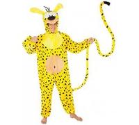Chaks – Costume Marsupilami pour adultes, combinaison officielle Comic jaune à capuche