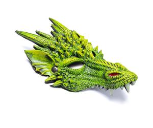Déguisement Masque De Dragon Vert Vert TU