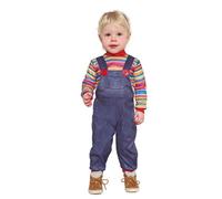 Fiestas Guirca – Costume Baby Bad Doll – T-shirt & salopette – 12-18 mois, Multicolore