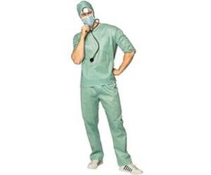 déguisement médecin oto-rhino-laryngiste homme - m/l - vert - boland 83887 Vert