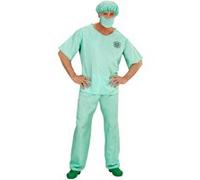 Widmann S.r.l. Costume médecin urgentiste Milano – Tenue de bloc opératoire, déguisement carnaval
