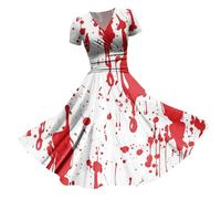 Deguisement Medieval Costume Halloween Adulte Robe Femme Soiree Renaissance D'halloween Pour Femmes 1900 Époque Sorciere De Tenue Gothique Déguisement Longue Medievale Vintage Année 80 Médiéval,L