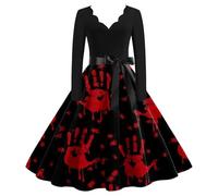 Deguisement Medieval Robe Medievale Femme Halloween Renaissance Vintage Année 80 Costume Adulte Tenue Gothique De Princesse Vetement D'halloween Pour Femmes Grande Taille Soiree Médiéval Longue,L