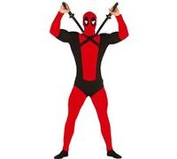 déguisement mercenaire à grande bouche homme - l - rouge - guirca 88686 Rouge G