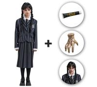Déguisement Mercredi Addams Nevermore - Licence Officielle - 3 tailles disponibles 9-10 ans