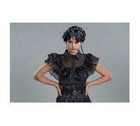 DÉGUISEMENT MERCREDI ADDAMS ROBE DE BAL FEMME S Noir S