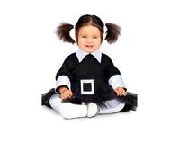 Déguisement - Mercredi - Noir - 12 mois - Idéal pour Halloween et Carnaval 12 mois