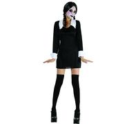 Déguisement Mercredi Vendredi Famille Addams Femme Noir