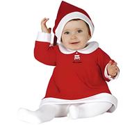 Déguisement Mère Noël Gentille bébé - GUIRMA, S.A. - Noir - Rouge - Mixte - A partir de 6 mois 6 mois