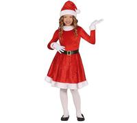 Déguisement Mère Noël hiver fille 10-12 ans