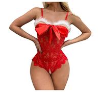 Deguisement Mere Noel Lingerie Sexy Noël Robe Nuit Christmas Coquine Ensemble Taille Noël Mère Charmant Costume Déguisement Christmas Adulte Lingerie Sexy Robe Nuit Rouge Dentelle Tenue Lingerie