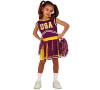 Déguisement - MES VERRINES - Pompom Girl Lila - 10 ans - Violet - Polyester 5 ans