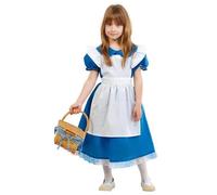 FIESTAS GUIRCA Déguisement de Femme de Chambre Victorienne pour Enfant Fille 7-9 Ans