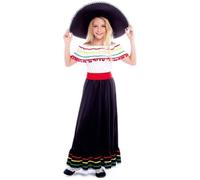 Déguisement Mexicaine Valentina fille 5-6 ans