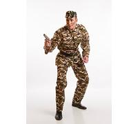 Déguisement Militaire Camouflage Adulte Unique