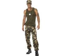 Déguisement militaire homme Medium G