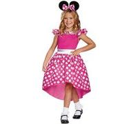 DISGUISE 129449M-EU-6 (Eu) Déguisement XS (3T-4T), rose Minnie Mouse classique, 3-4