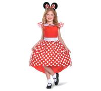 DISGUISE Costume de Minnie classique pour fille, multicolore, 129399M-EU-6
