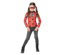 Déguisement Miraculous Ladybug - Top et Loup - Rouge et Noir - Enfant 3 ans et plus