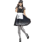 Déguisement Miss Des Merveilles Gothique Femme Xl Noir