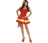 Déguisement miss Espagne - Taille S Multicolore