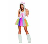 Déguisement Miss Licorne Femme Xs / S Multicolore
