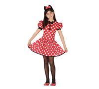 Déguisement miss souris à pois fille 5-6 ans