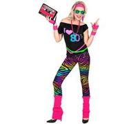 W WIDMANN MILANO Party Fashion - Costume Fille Mode des années 80, Tenue Bad Taste Femme, Tenue 80s, Costumes de Carnaval