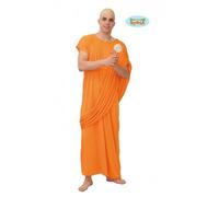 Déguisement Moine Tibétain Adulte - Asie - Polyester - Orange - Costume Bouddhiste pour Soirée Déguisée