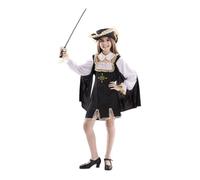 Déguisement - Mousquetaire bleu - Robe - Chapeau - Cou inclus 5-6 ans