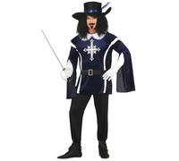 Déguisement Mousquetaire D'Artagnan homme - FIESTAS GUIRCA, S.L. - Noir - Adulte - Livraison en 24 heures M