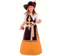 Déguisement Mousquetaire enfant fille - LIMIT SPORT, SL - Orange - A partir de 3 ans - Multicolore 3 ans