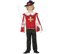 Déguisement Mousquetaire Porthos garçon S1-(5/6 Ans)