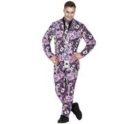 Déguisement Mr Crazy Costume Carte Violet Homme Violet