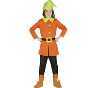 Déguisement Nain Orange Enfant S1-(5/6 Ans)