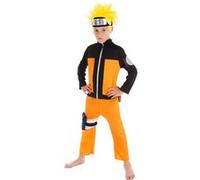 Chaks Déguisement Naruto Garçon – Licence officielle, 5 pièces Orange 116 cm