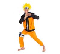 DÉGUISEMENT NARUTO UZUMAKI SHIPPUDEN HOMME M Orange, Cuivre, Mandarine S