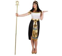 DÉGUISEMENT NÉFERTITI REINE ÉGYPTE ANTIQUE FEMME M Noir M