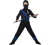 déguisement ninja assassin enfant - 4/6 ans - noir - smiffys 21073s Noir