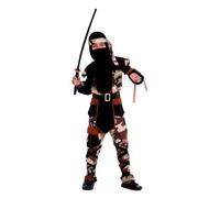 Déguisement Ninja Commando Garçon 5 À 6 Ans Noir