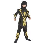Déguisement ninja garçon - Marque - Modèle - Orange - Taille 10-12 ans - Armure et accessoires inclus 10-12 ans
