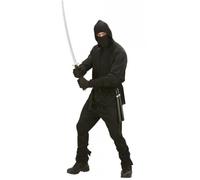 W WIDMANN MILANO Party Fashion - Costume Ninja, Samouraï, Warrior, Guerrier de l'Ombre, Combattant, Costumes de Mardi Gras